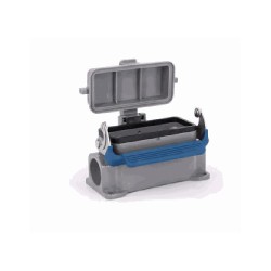 Embase en saillie 16B, Aluminium moulé sous pression, IP65, Sortie horizontale, PG21